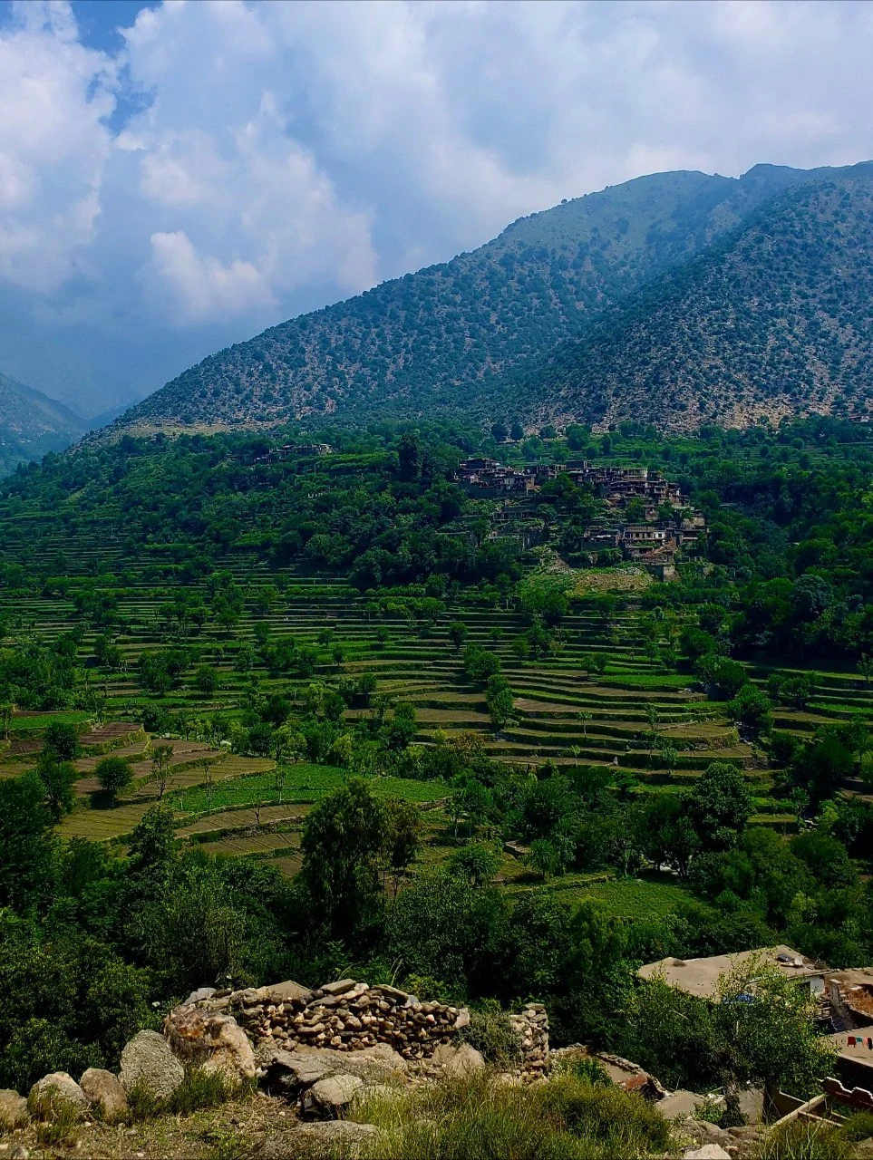 Natural landscape of Dara-e Noor District in Nangarhar Province, showing green valleys, mountains, and rural scenery in eastern Afghanistan.