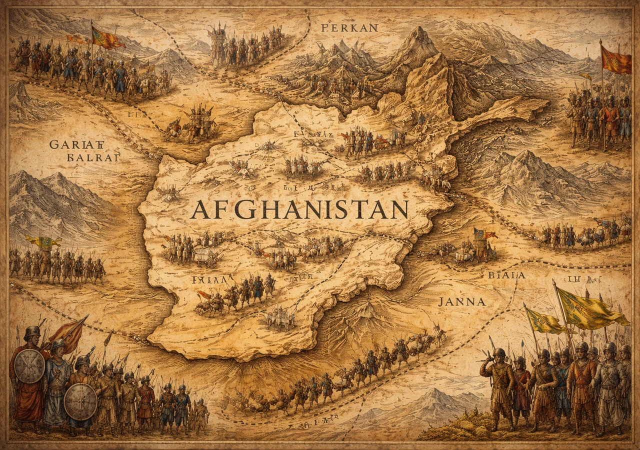 afghanistan-invasions-map-mountains-routes